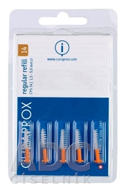 CURAPROX CPS 14 regular refill oranžová