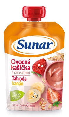 Sunar Ovocná kašička s cereáliami