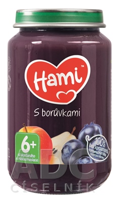 Hami ovocný príkrm S čučoriedkami