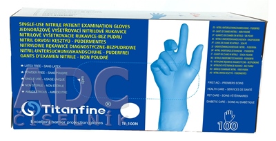 Titanfine Nitrilové vyšetrovacie rukavice