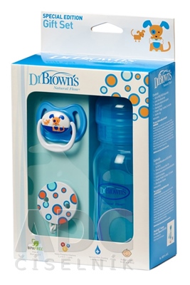Dr.BROWN´S DOJČENSKÁ FĽAŠA OPTIONS GIFT SET MODRÝ