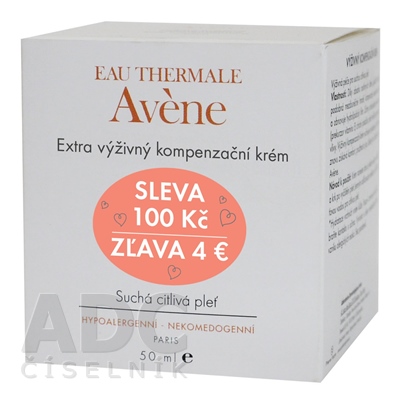AVENE CREME NUTRITIVE COMPENSATRICE RICHE (zľava)