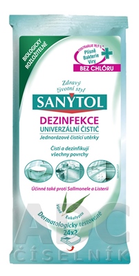 SANYTOL UNIVERZÁLNY ČISTIČ Utierky