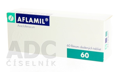 AFLAMIL 100 mg filmom obalené tablety