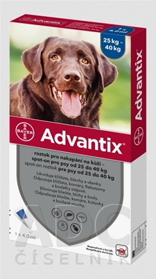 Advantix Spot-on pre psy nad 25 kg