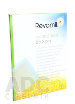 Revamil wound dressing 8x8 cm