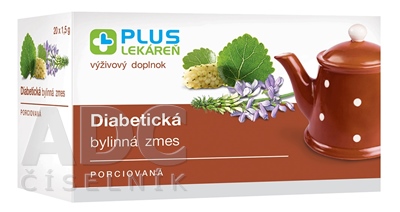 PLUS LEKÁREŇ Diabetická bylinná zmes
