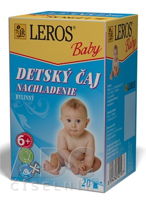 LEROS BABY DETSKÝ ČAJ NACHLADENIE