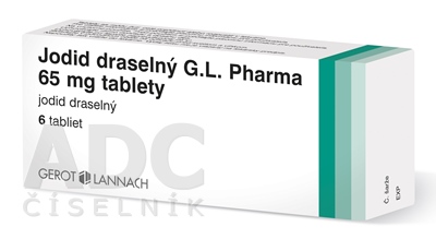 Jodid draselný G.L. Pharma 65 mg tablety