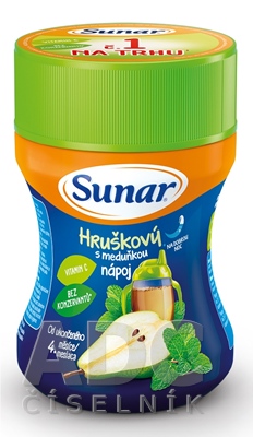 Sunar Rozpustný nápoj Hruškový s medovkou