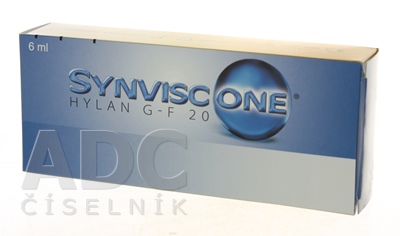 SYNVISC-ONE hylan G-F 20 viskoelastický materiál