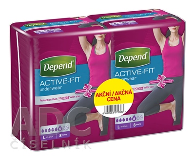 DEPEND ACTIVE-FIT L pre ženy DUOPACK