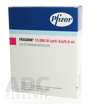 FRAGMIN 15000 IU (anti-Xa)/0,6 ml