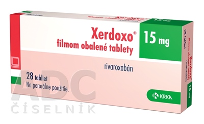 Xerdoxo 15 mg filmom obalené tablety