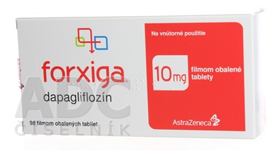 Forxiga 10 mg filmom obalené tablety