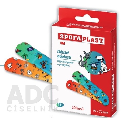 3M SPOFAPLAST č.111 Detské náplasti