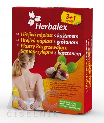 Herbalex Hrejivá náplasť s gaštanom