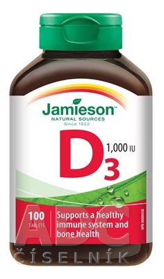 JAMIESON VITAMÍN D3 1000 IU