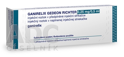 Ganirelix Gedeon Richter 0,25 mg/0,5 ml