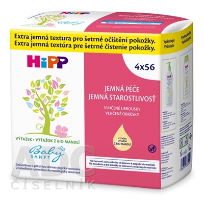 HiPP BabySANFT Vlhčené obrúsky