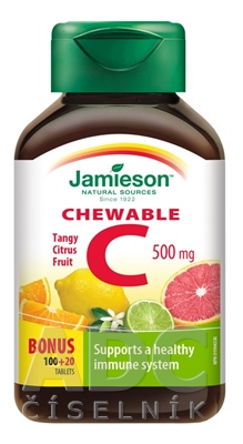 JAMIESON VITAMÍN C 500 mg citrusové ovocie
