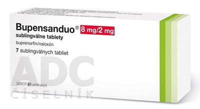 Bupensanduo 8 mg/2 mg sublingválne tablety