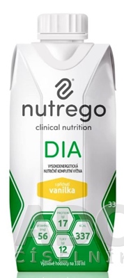 Nutrego DIA s príchuťou vanilka