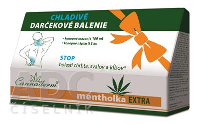 Cannaderm MENTHOLKA EXTRA - darčekové balenie