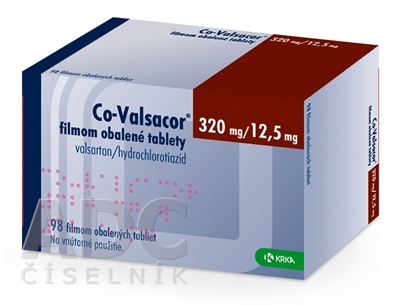 Co-Valsacor 320 mg/12,5 mg filmom obalené tablety