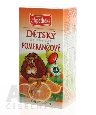 APOTHEKE DETSKÝ OVOCNÝ ČAJ POMARANČOVÝ