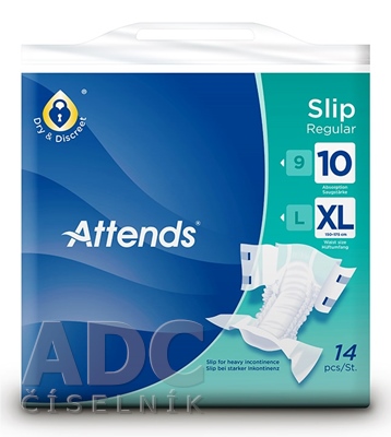 ATTENDS Slip Regular 10 XL