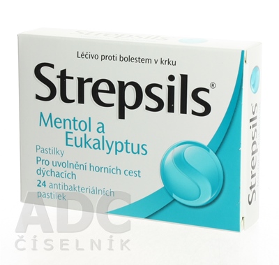 Strepsils Mentol a Eukalyptus