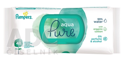 PAMPERS baby wipes PURE Aqua