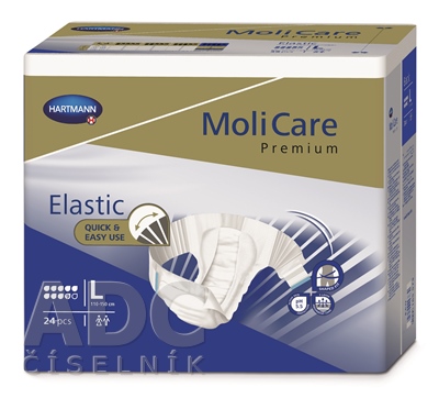 MoliCare Premium Elastic 9 kvapiek L