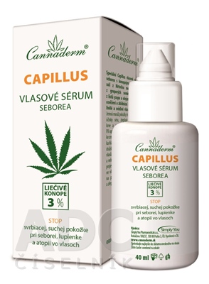 Cannaderm CAPILLUS - vlasové sérum seborea