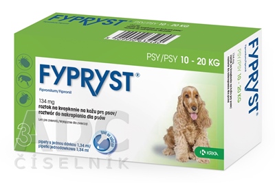 FYPRYST 134 mg PSY 10-20 KG