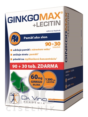 GINKGO MAX + LECITIN - DA VINCI
