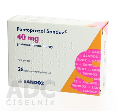Pantoprazol Sandoz 40 mg gastrorezistentné tablety