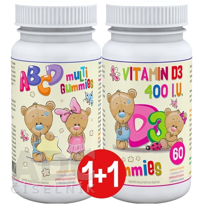 ABCD muLTi Gummies + D3 Gummies - Clinical 1+1