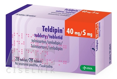 Teldipin 40 mg/5 mg tablety